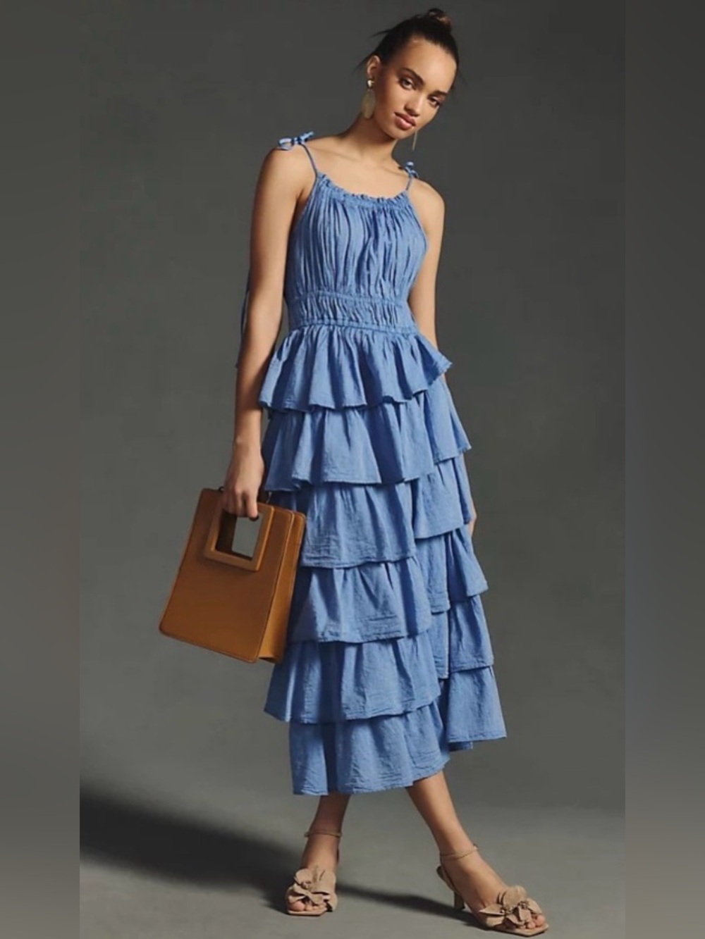 Devotion Twins Tiered Ruffled Dress Anthropologie